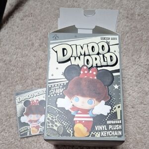 Popmart Disney Dimoo World- Vinyl Plush Keychain Minnie